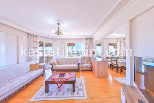 No.2004 | Kaş Gökseki Deniz Manzaralı Kiralık Apart