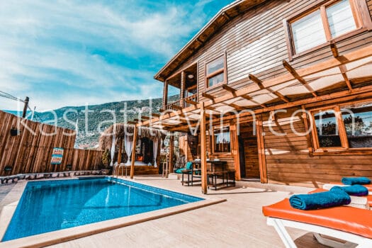 No.1009 | Ahşap Villa Müstakil Havuzlu Kaş