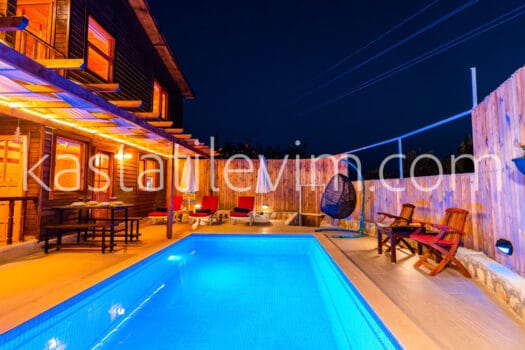 No.1009 | Ahşap Villa Müstakil Havuzlu Kaş