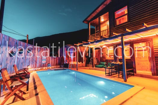 No.1009 | Ahşap Villa Müstakil Havuzlu Kaş
