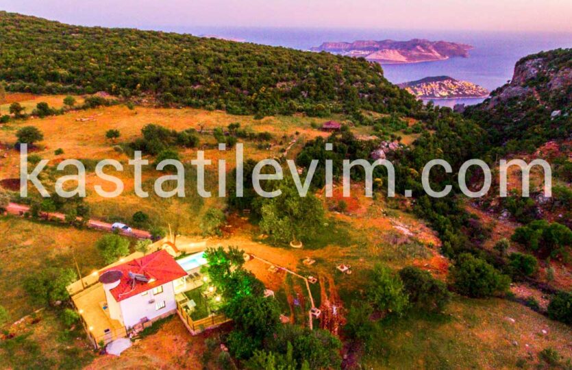 kaş kiralık villa