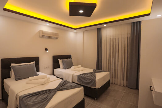 No.2007 | Kaş Kiralık Deniz Manzaralı 2+1 Apart