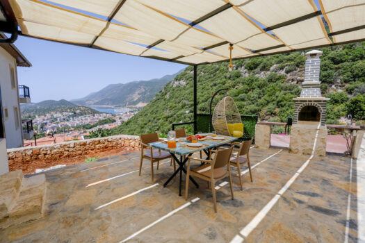 No.2007 | Kaş Kiralık Deniz Manzaralı 2+1 Apart