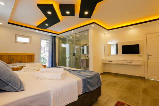 No.2007 | Kaş Kiralık Deniz Manzaralı 2+1 Apart