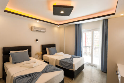 No.2007 | Kaş Kiralık Deniz Manzaralı 2+1 Apart