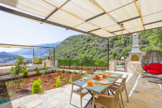 No.2007 | Kaş Kiralık Deniz Manzaralı 2+1 Apart