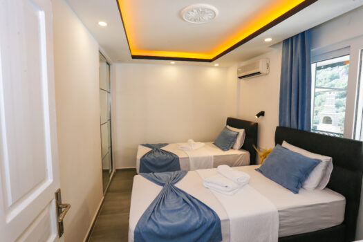 No.2007 | Kaş Kiralık Deniz Manzaralı 2+1 Apart