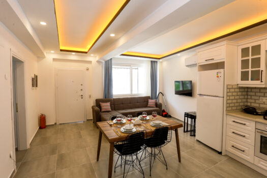 No.2007 | Kaş Kiralık Deniz Manzaralı 2+1 Apart