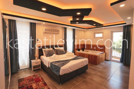 No.2007 | Kaş Kiralık Deniz Manzaralı 2+1 Apart