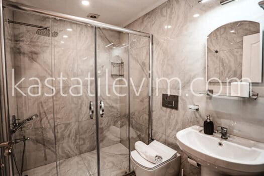 No.2007 | Kaş Kiralık Deniz Manzaralı 2+1 Apart