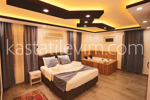 No.2007 | Kaş Kiralık Deniz Manzaralı 2+1 Apart