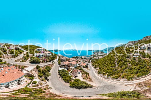 No.2008 | Kaş Kiralık Deniz Manzaralı 2+1 Apart