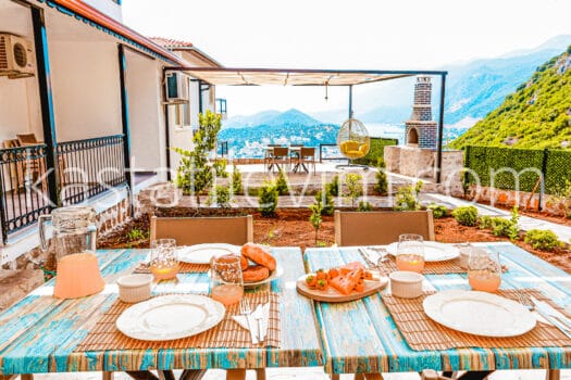 No.2008 | Kaş Kiralık Deniz Manzaralı 2+1 Apart